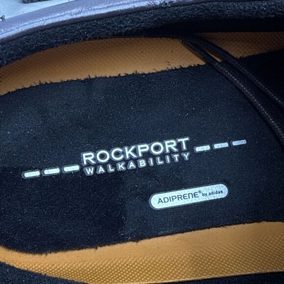 Rockport Walkability Adiprene Adidas Hydroshield Burgundy Wingtip Shoes Mens 14W - Picture 13 of 14